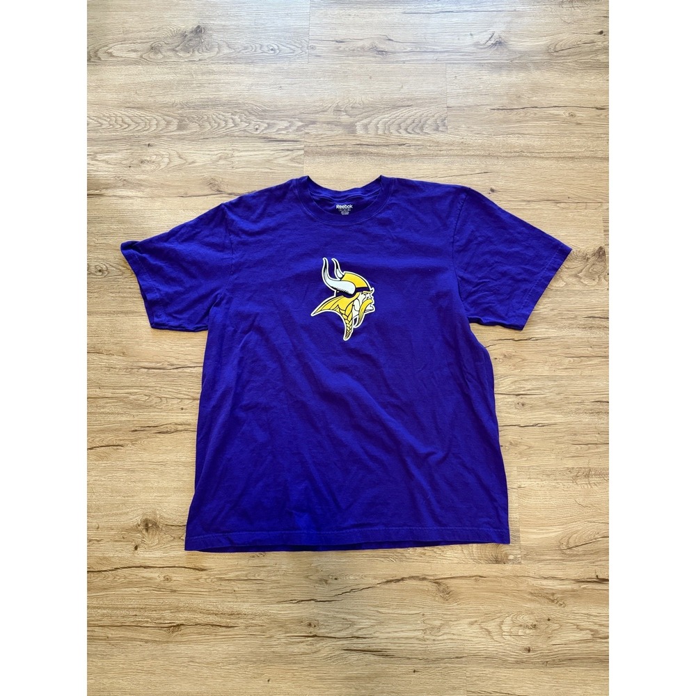 Reebok T-Shirt Men's 2XL Purple Percy Harvin Vikings #12 NFL Football